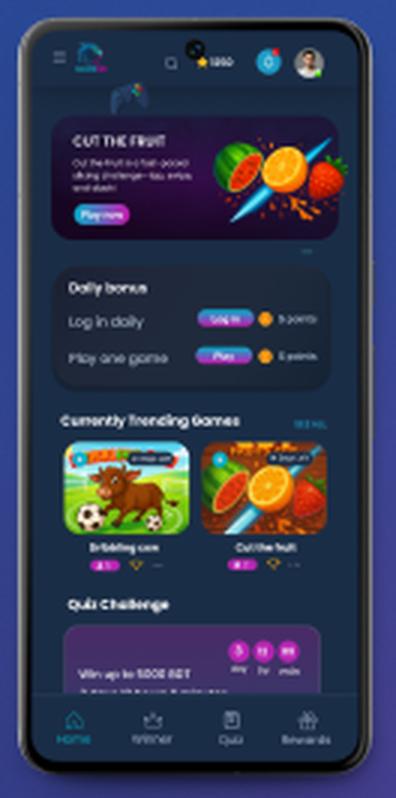 GameBD app screen