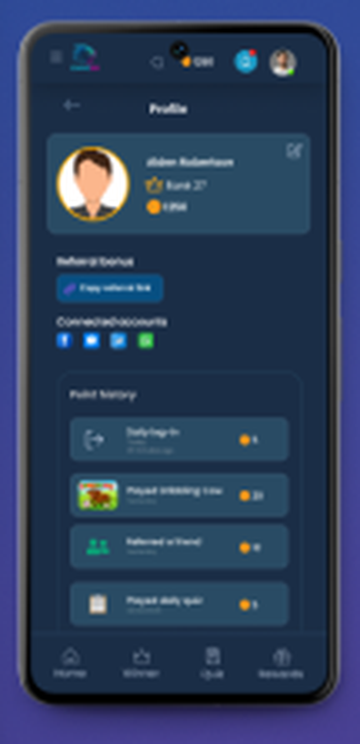 GameBD app screen